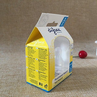 奶嘴产品包装胶盒